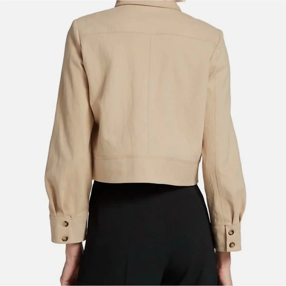 ba&sh Beige Utility Jacket - Picture 2 of 5